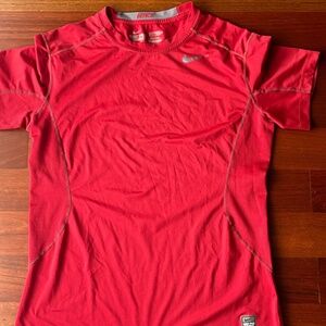 Nike Pro Combat Dri-FIT Short Sleeve Athletic T-Shirt